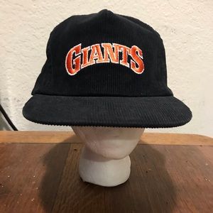 Vintage corduroy San Francisco Giants hat snapback
